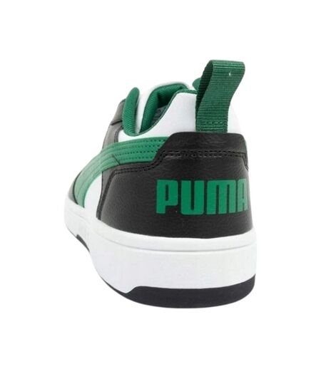 Baskets Rebound V6 Homme Blanc Noir Vert Puma