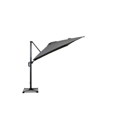 Parasol Déporté Rotatif Grimaud 258cm Gris Foncé