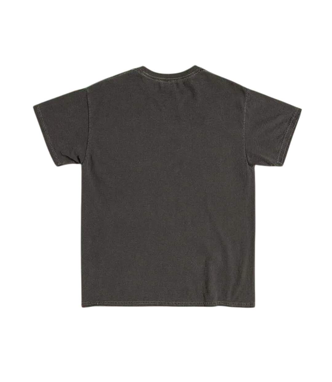 T-shirt This Is The Evergreen Forest Adulte Noir Charbon The Raccoons-2
