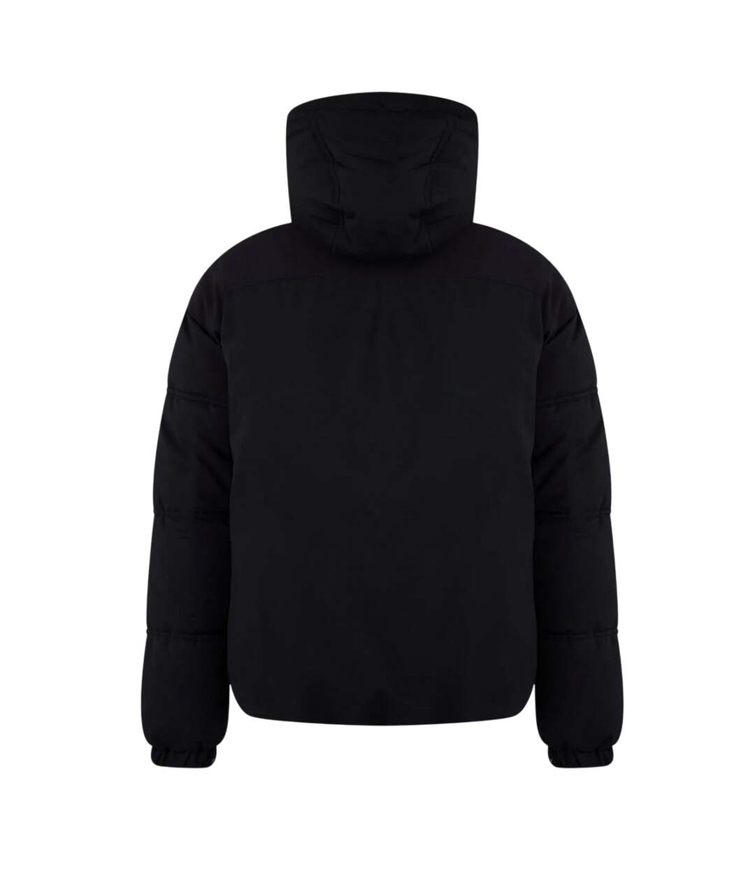 Mens Hooded Relaxed Fit Puffer Jacket Black Jack Wills-3