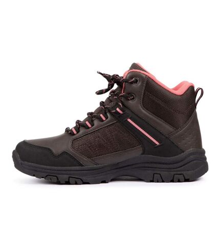 Trespass Womens/Ladies Lyre Waterproof Walking Boots (Dark Brown) - UTTP5926