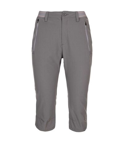 Womens/ladies Grateful 3/4 Shorts Storm Grey Trespass
