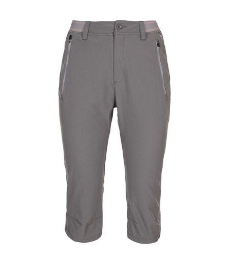 Womens/ladies Grateful 3/4 Shorts Storm Grey Trespass