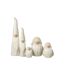Statuette Lutin Chapeau Pointu 40cm Gris Clair-3