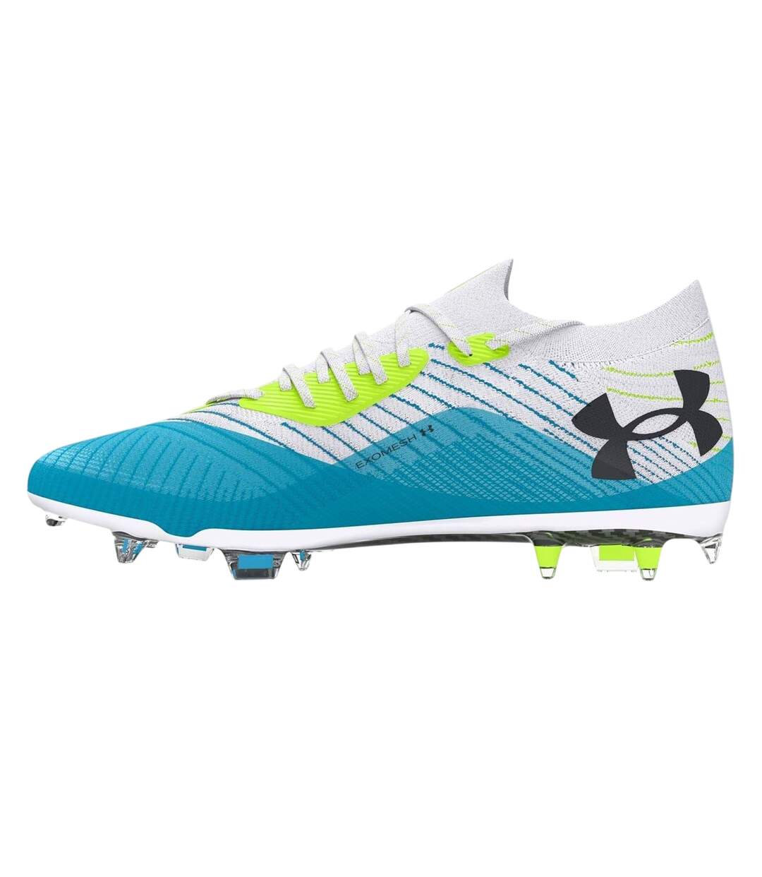 Chaussures De Foot Pour Terrain Ferme Shadow Elite 2.0 Femme Blanc Bleu Vif Under Armour-2