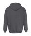 Duke Mens Rockford Kingsize Cantor Zip Through Hooded Sweatshirt (Grey) - UTDC104-2