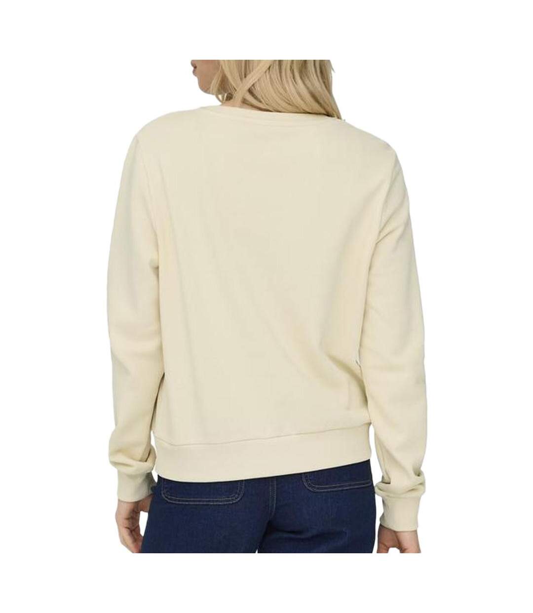 Sweat beige femme only rubi-2
