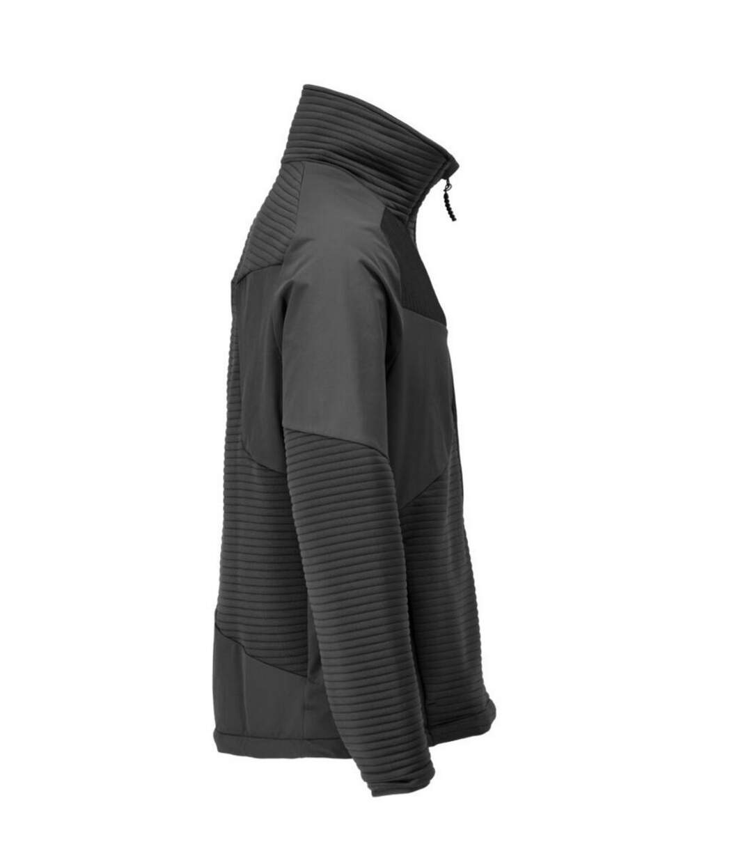 Mens Customised Half Zip Fleece Top Black Mascot-4