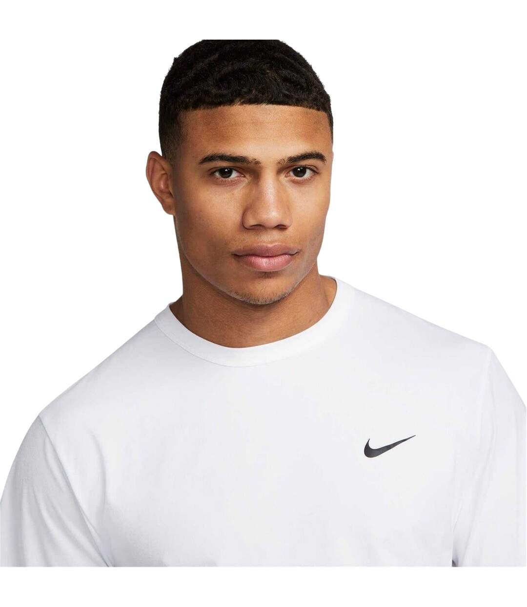 T-shirt Manches Courtes Motif/style Swoosh Hyverse Homme Blanc Nike-4
