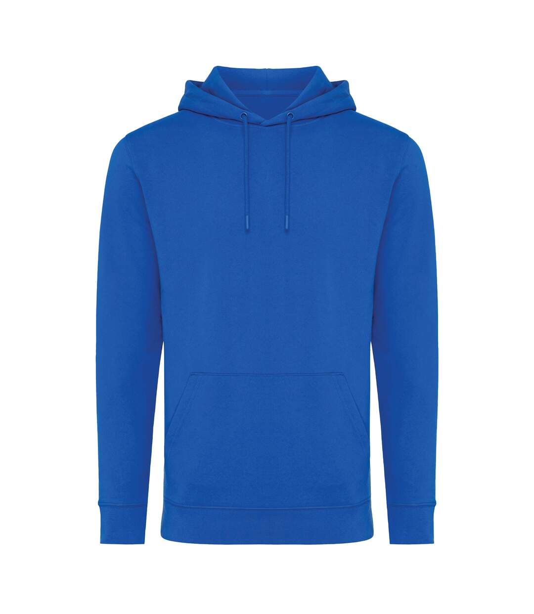 Unisex adult jasper recycled cotton hoodie royal blue Iqoniq-1