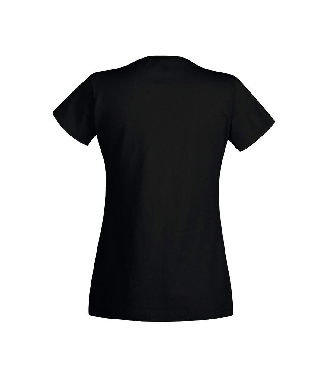 T-shirt manches courtes femme noir Fruit of the Loom