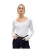 T-shirt Maxi Femme Blanc Vif Vero Moda-2