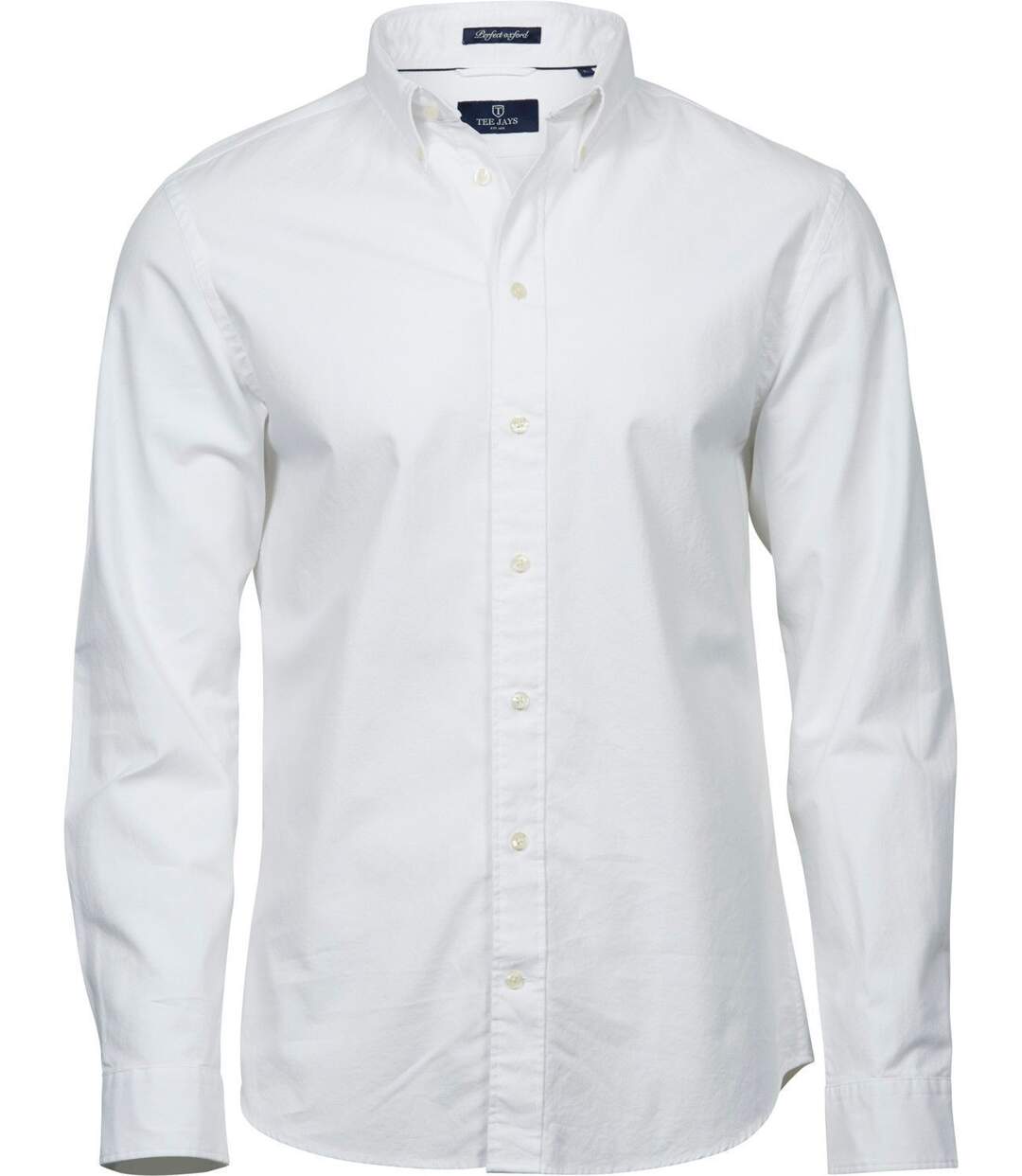 Chemise homme Oxford - 4000 - blanc - manches longues