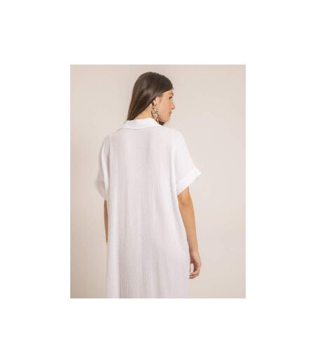 Robe longue gaze de coton IPELOR - Dona X Lisa