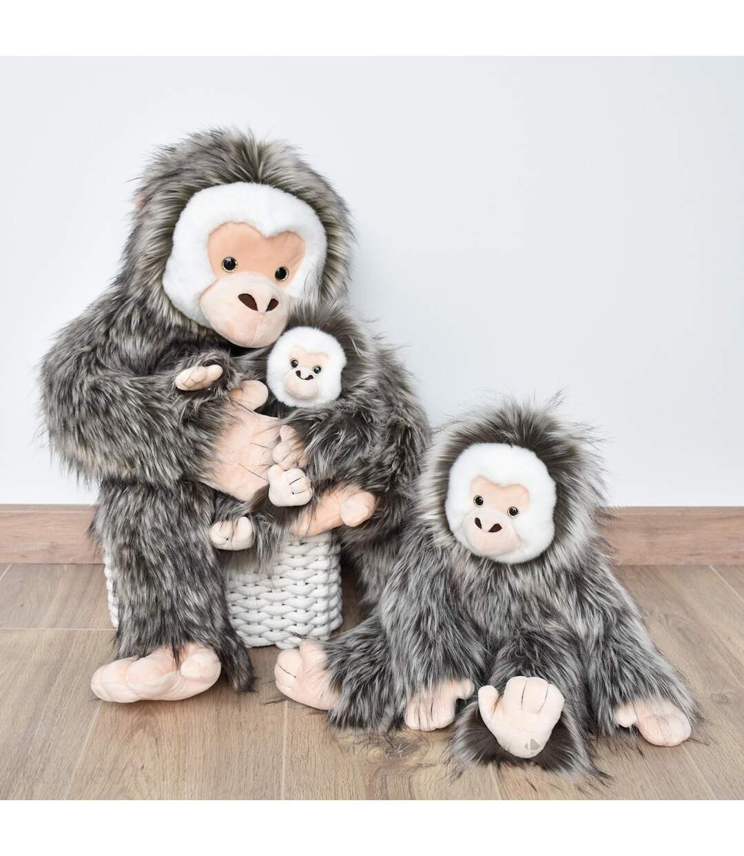 Peluche polyester collection DANS LA FORET TROPICALE Singe-5