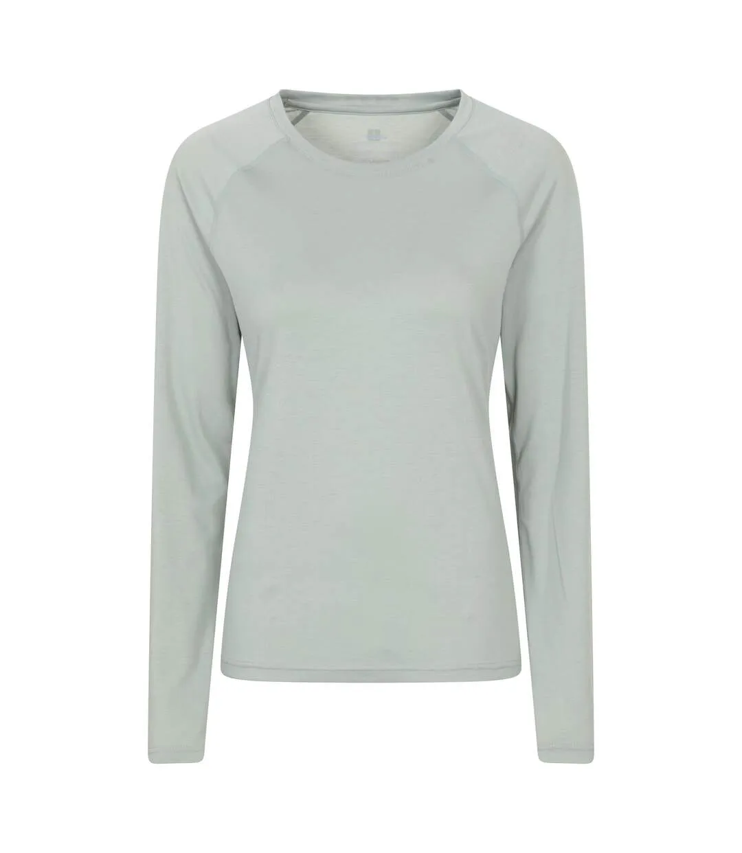 Womens/ladies Quick Dry Long-sleeved Top Light Khaki Mountain Warehouse-1