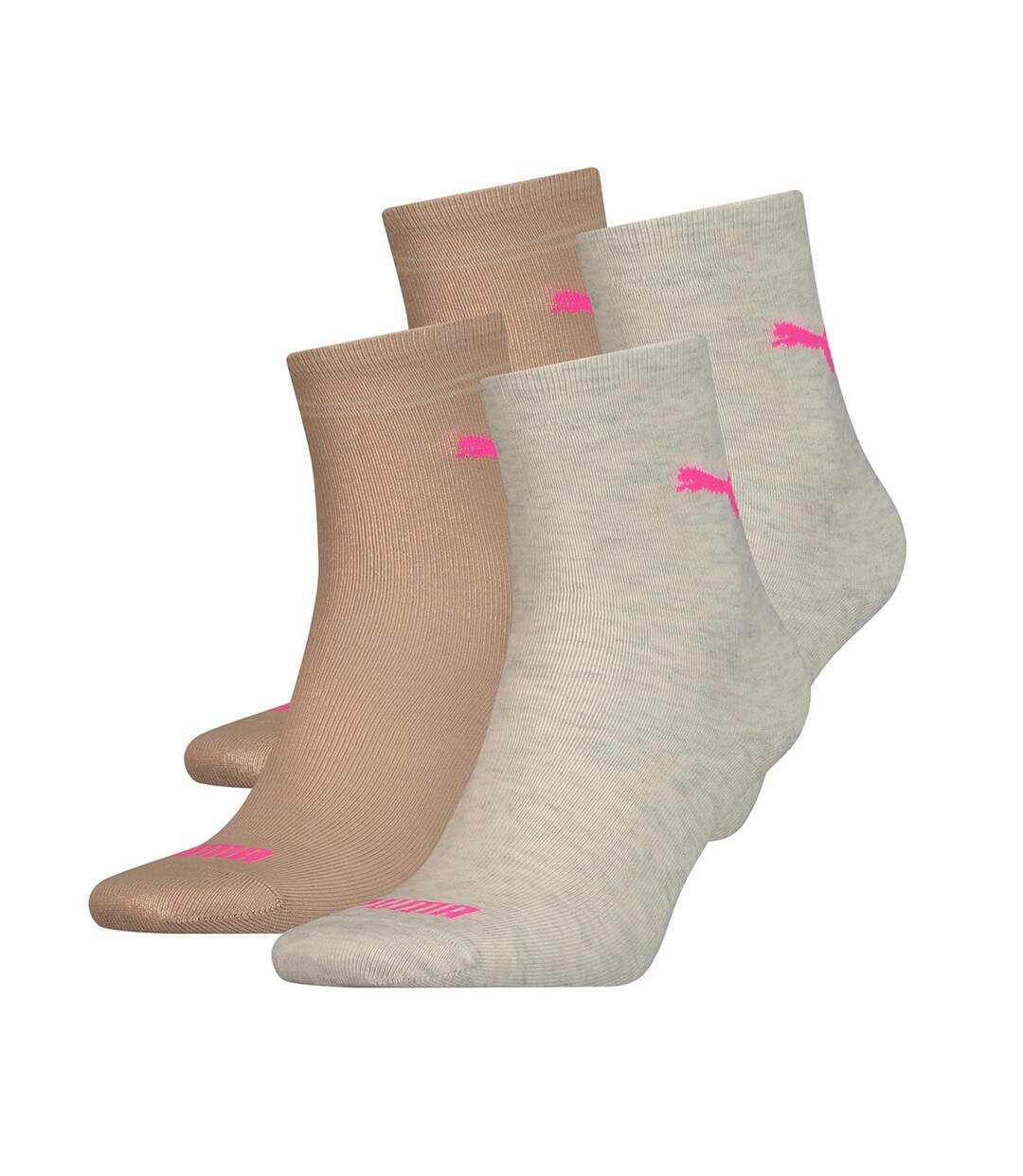 Chaussettes Ville Urbain PUMA Socks CLASSIC Pack de 2 Paires Oatmeal 276 Femme CLASSIC-1