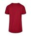 T-shirt Basique À Col Rond Pour Hommes Bourgogne Build Your Brand-3