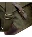 Heritage waxed canvas messenger bag one size olive green Quadra