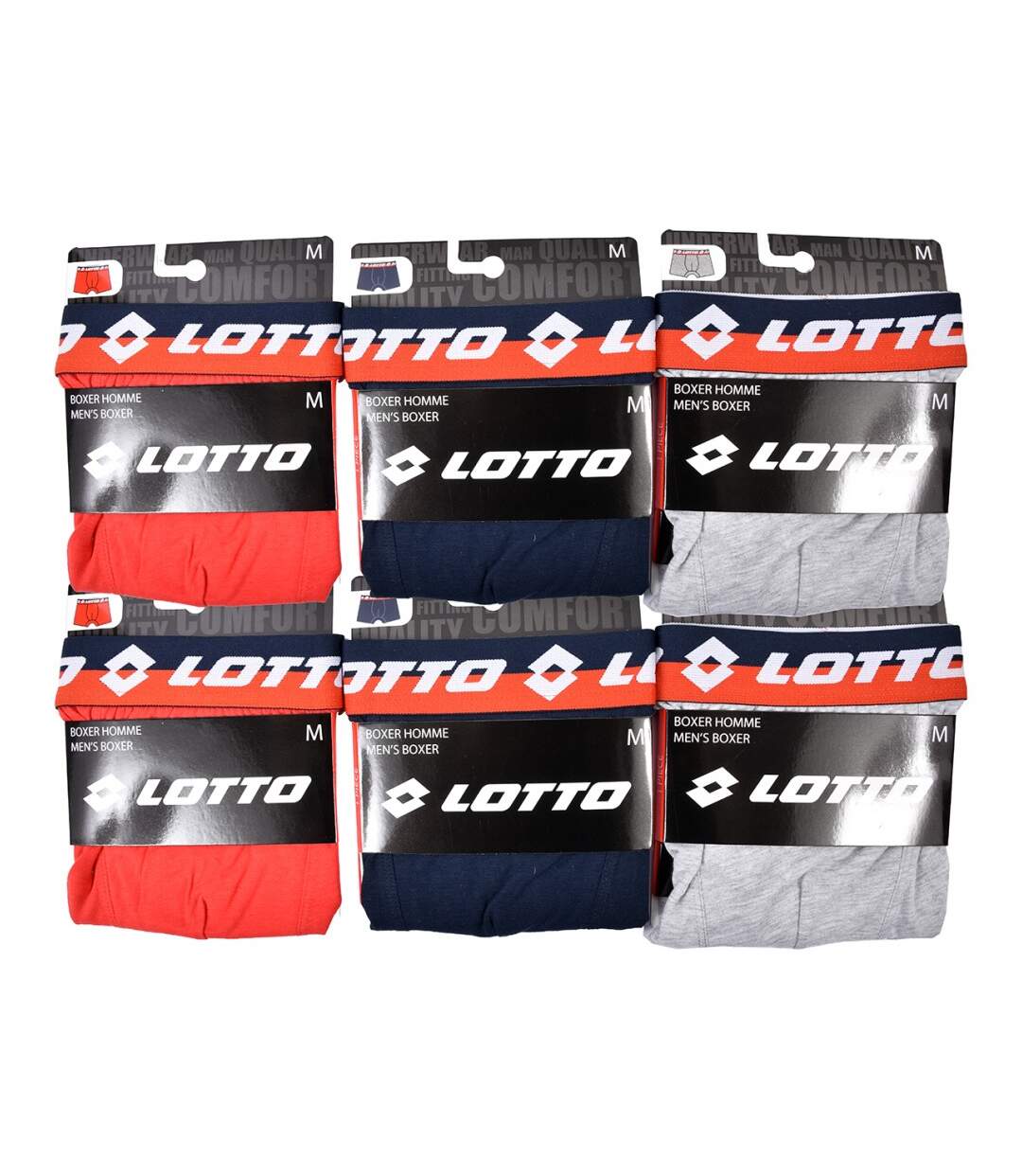 Boxer homme LOTTO - Pack de 6-3