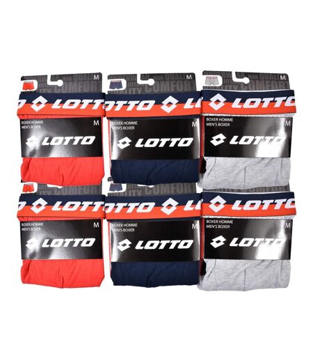 Boxer homme LOTTO - Pack de 6