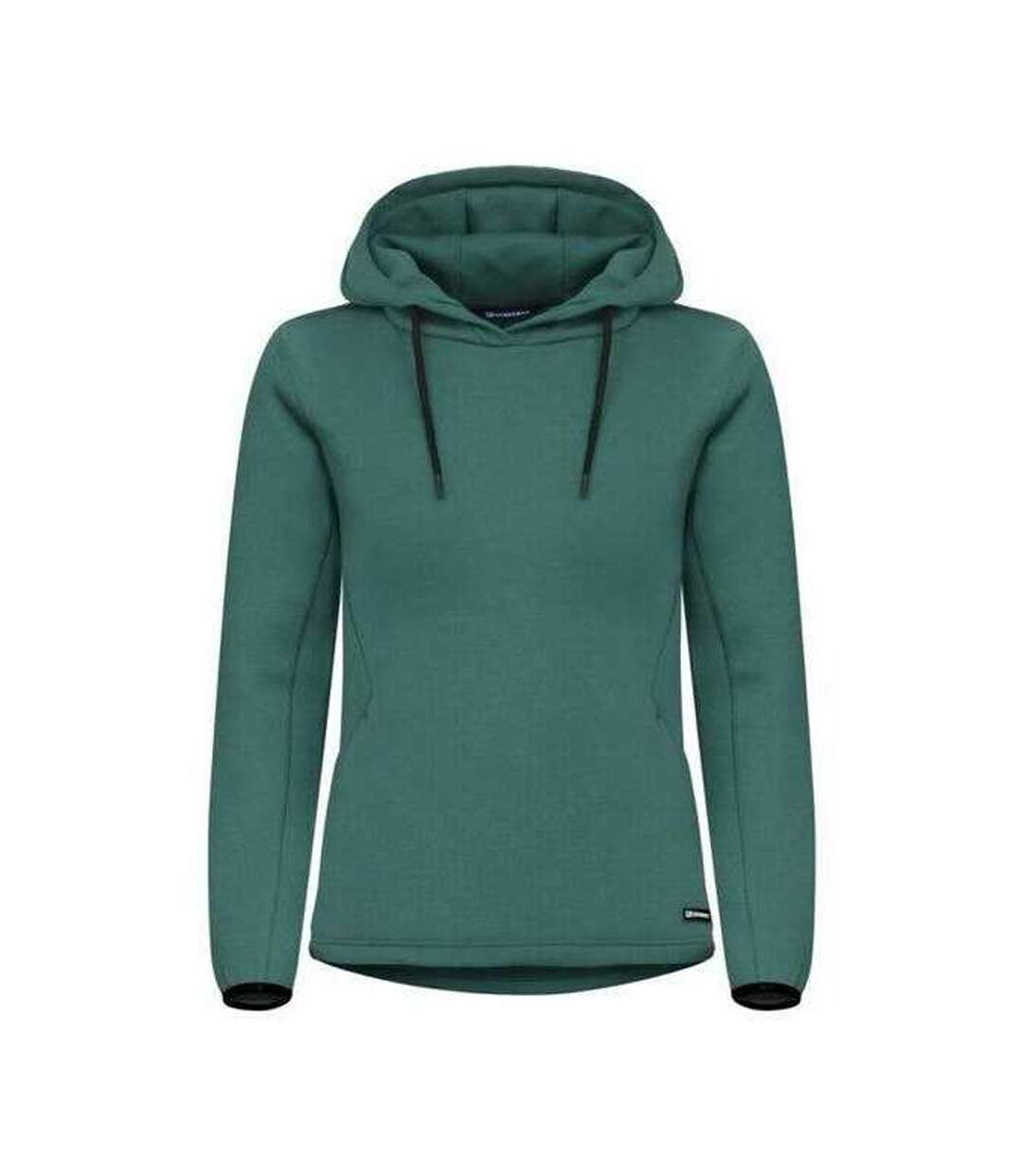 Womens/ladies Pemberton Drawstring Hoodie Pine Green Cutter & Buck-1