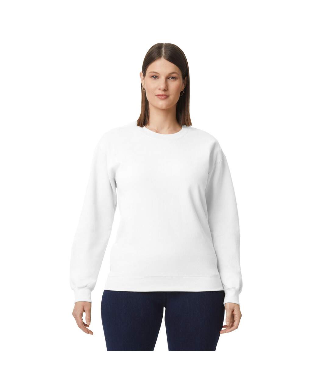 Haut Polaire Softstyle Adulte Blanc Gildan-1