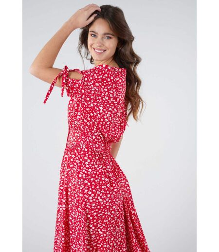 Robe midi à imprimés fleuris GLORIA