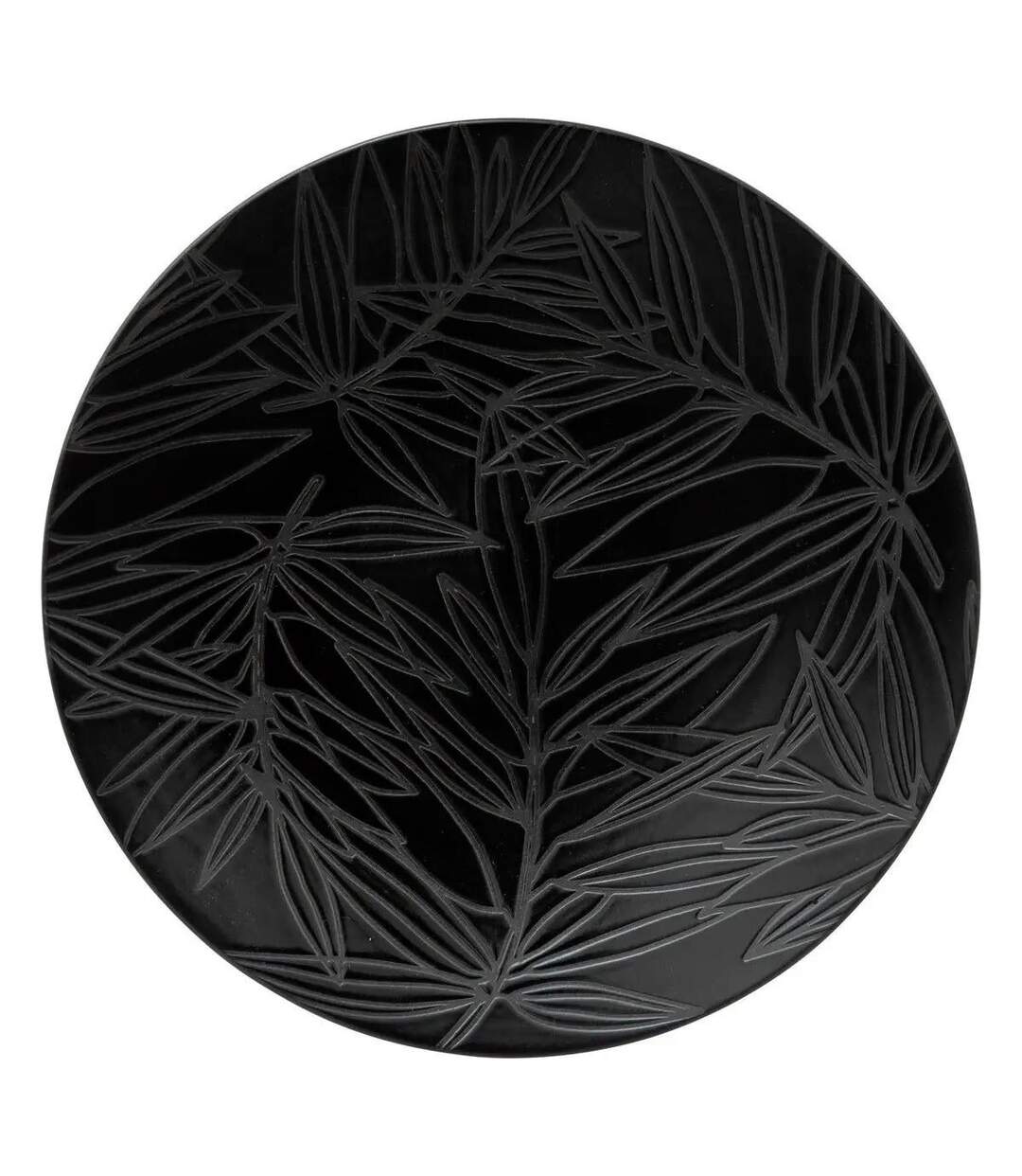 Lot de 6 Assiettes à Dessert Vegy 21cm Noir-1