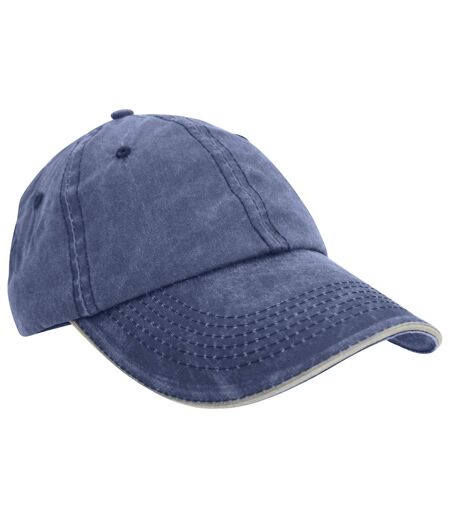 Casquette 100% Coton Adulte Unisexe Bleu Marine Mastic Result
