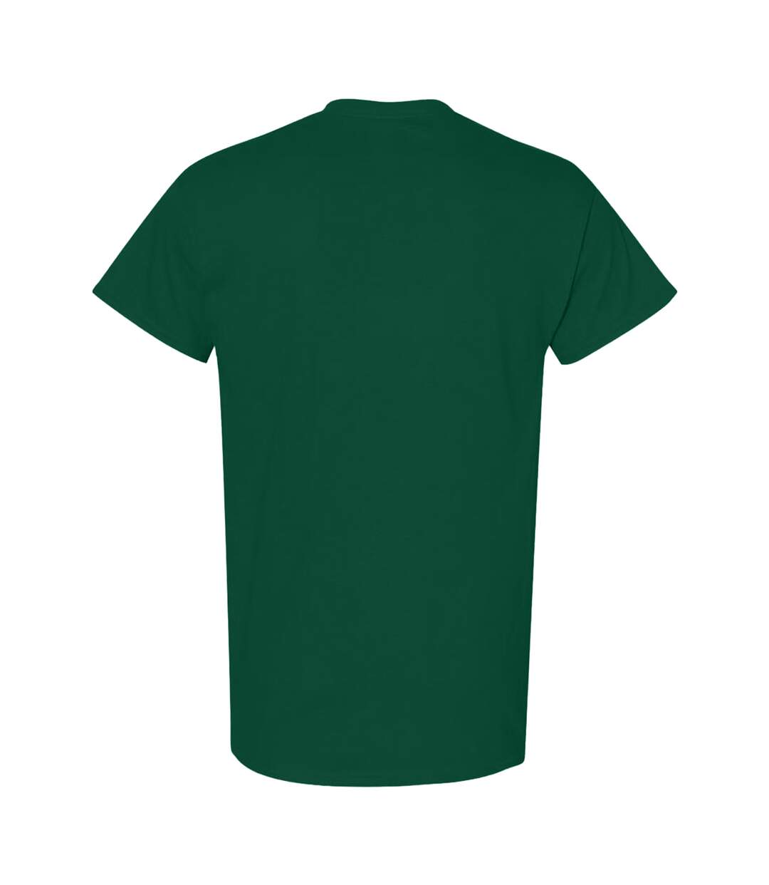 T-shirt Manches Courtes Homme Vert Foncé Gildan-2