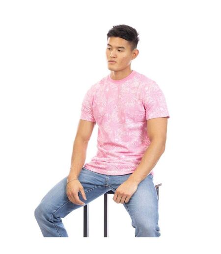 T-shirt Motif/style Imprimé Feuille Madders Homme Rose Peter Werth
