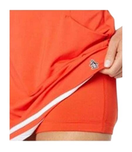 Jupe-short Motif/style Logo Brodé Essential Femme Orange Original Penguin