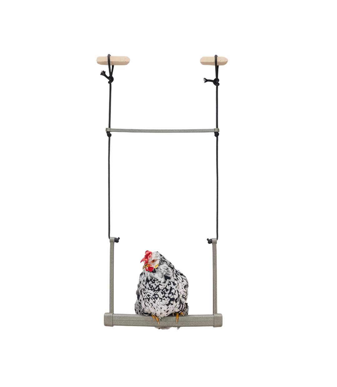 Chicken recycled plastic swing one size grey Gaun-1