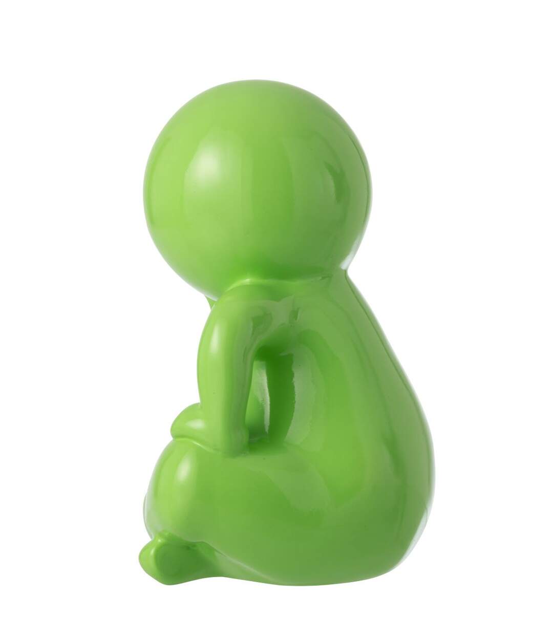 Statuette Déco Unie Marcel 35cm Vert-4