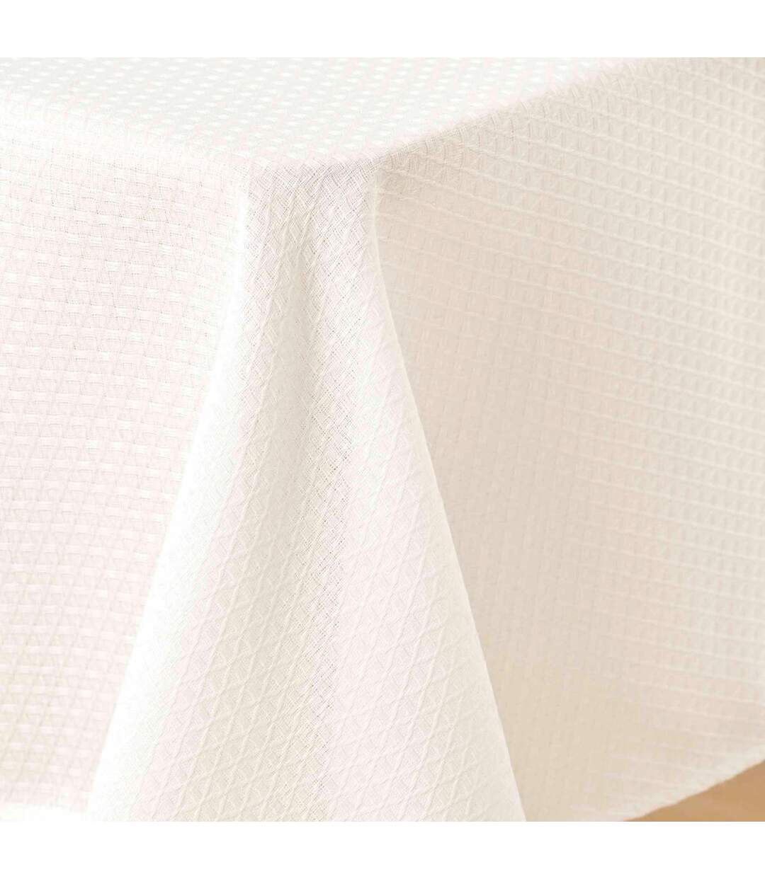 Nappe Jacquard Stella 140x250cm Blanc-2