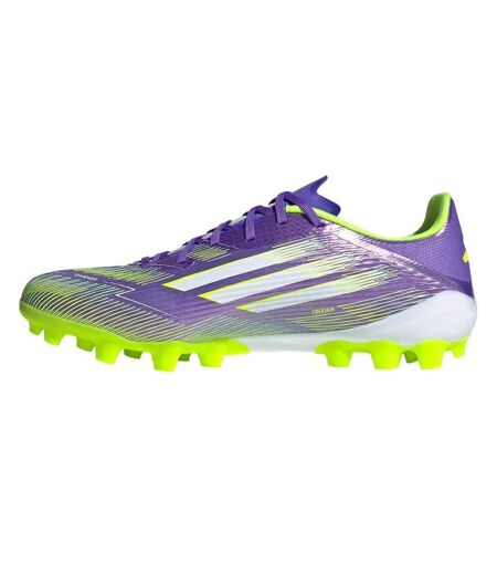 Unisex Adult F50 League Cleated Artificial Ground Football Boots Purple White Adidas