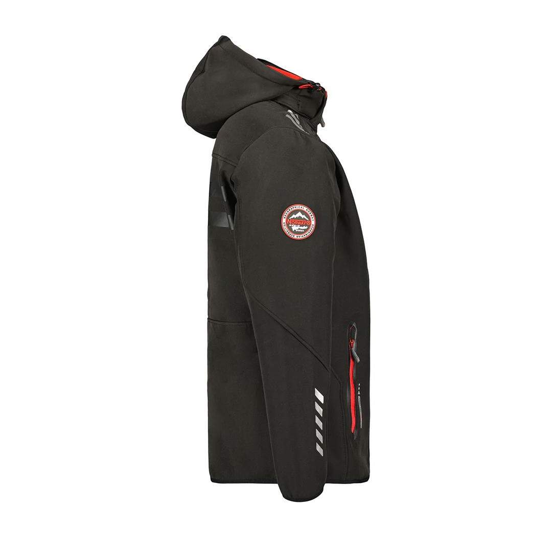 Parka Softshell Noir/Rouge Homme Geographical Norway Royaute WW1973H - 3XL-3