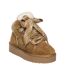 Bottes Paci Checkboard Femme Marron Gris Daim Steve Madden-3