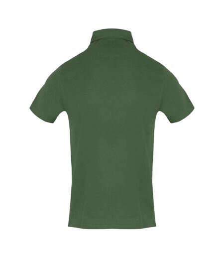 Mens Chest Logo Polo Shirt Military Green Aquascutum