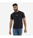 Umbro Mens Layered Box Logo T-Shirt (Black) - UTUO2106