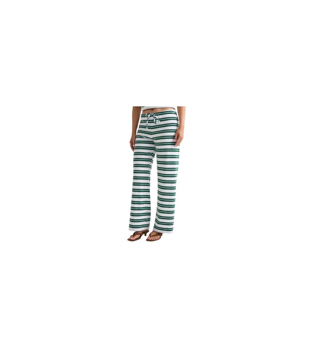 Womens/ladies Livia Striped Straight Leg Trousers Multicoloured 4th & Reckless-1