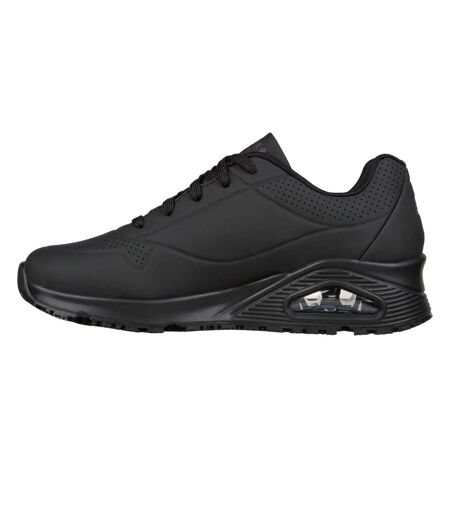 Womens/ladies Uno Sr Safety Trainers Black Skechers