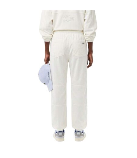 Pantalon De Jogging Motif/style Uni Femme Blanc Lacoste