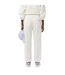 Pantalon De Jogging Motif/style Uni Femme Blanc Lacoste-3