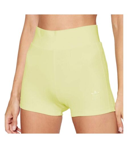 Short cycliste jaune femme adidas booty - 36