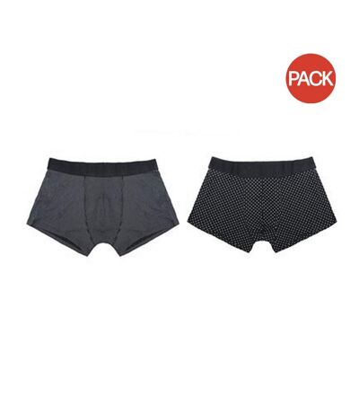 Boxers homme noir Wolf & Harte