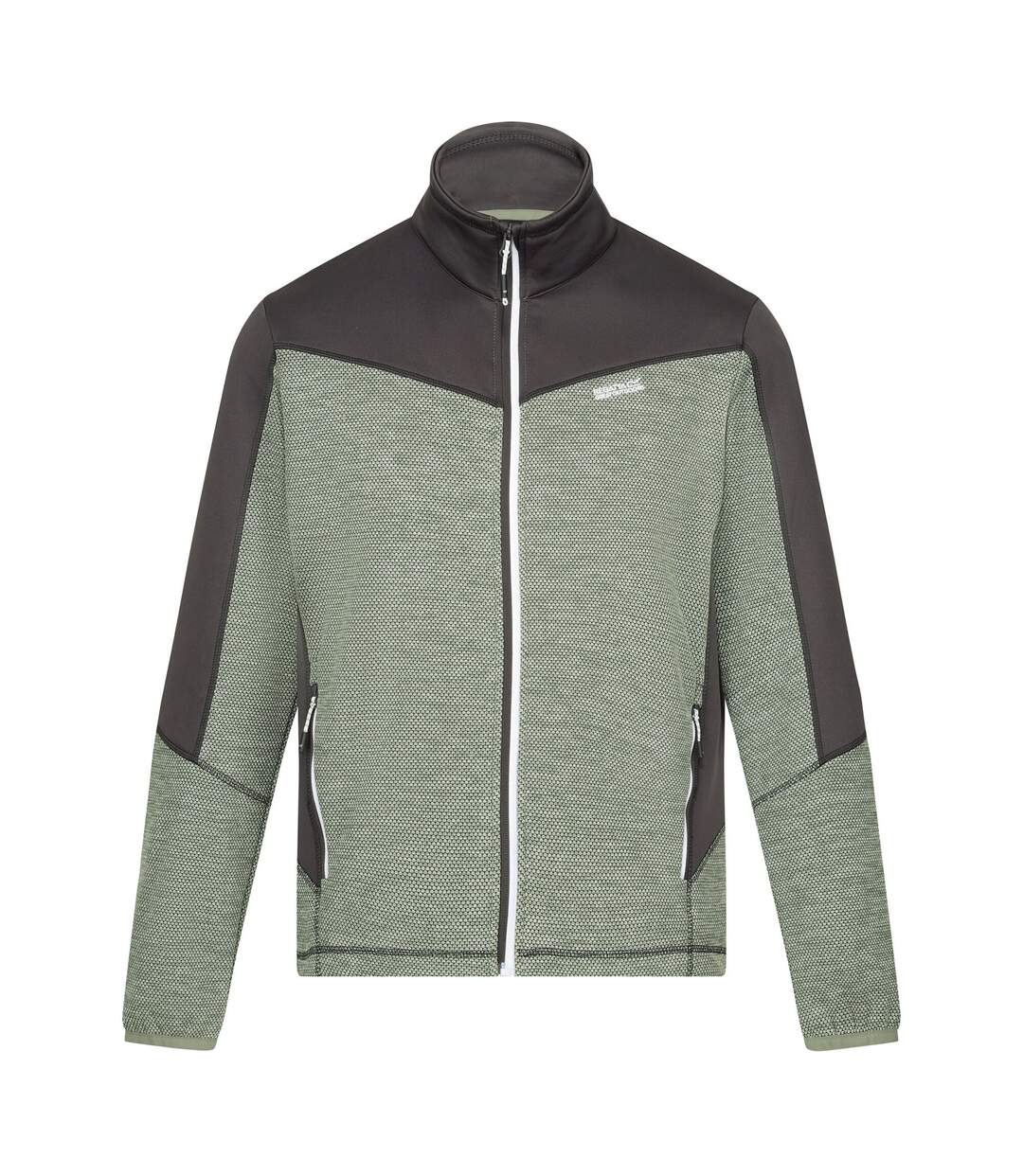 Mens Highton Iv Full Zip Fleece Jacket Agave Green Ash Regatta-2