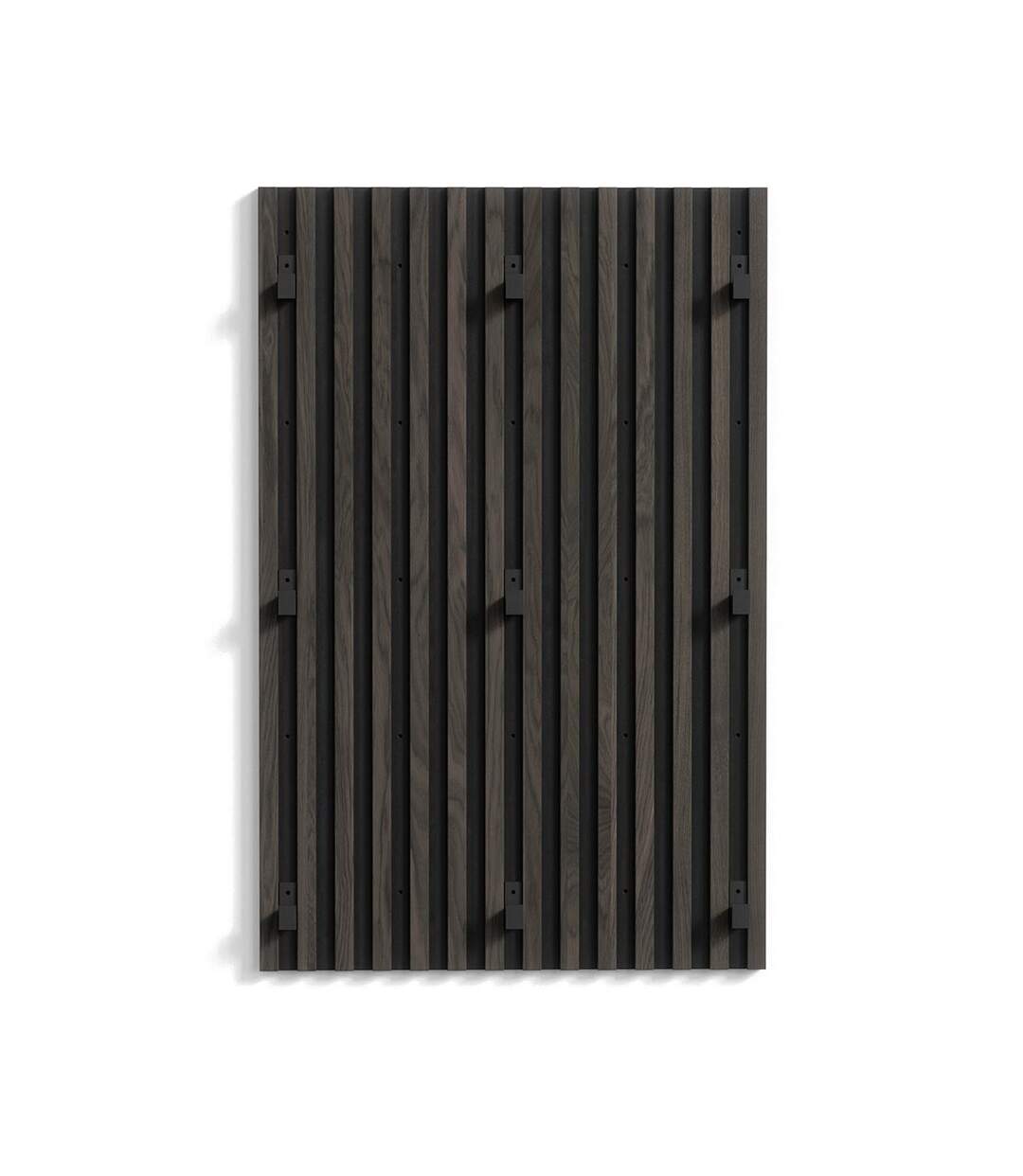 Panneau Mural Nervuré Nimes 114cm Marron Foncé-1