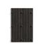 Panneau Mural Nervuré Nimes 114cm Marron Foncé-1